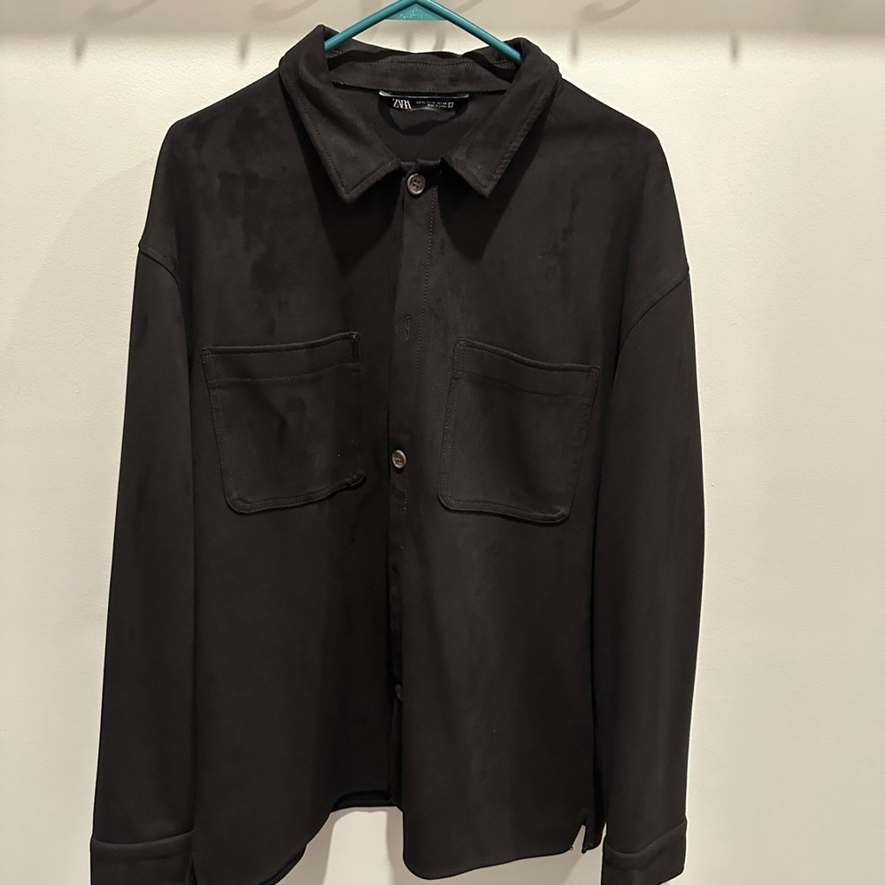 Zara Men's Dark Shirt Jacket